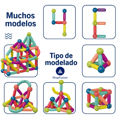 JUEGO CONSTRUCCIÓN MAGNÉTICA