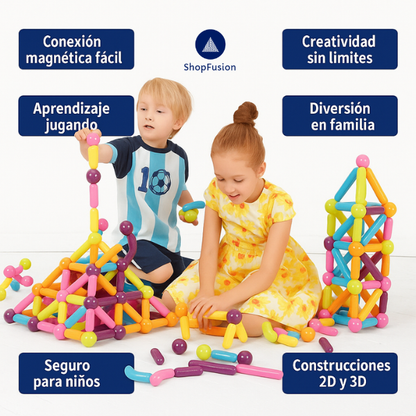 JUEGO CONSTRUCCIÓN MAGNÉTICA
